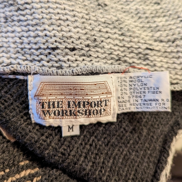 fun slouchy 1980's VINTAGE SWEATER S M (N9) - Picture 10 of 10